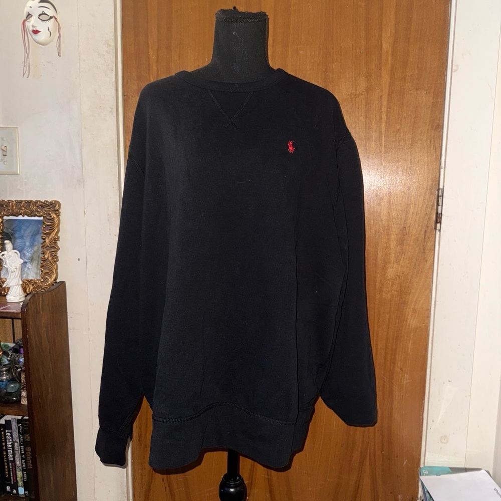Polo crewneck sweater